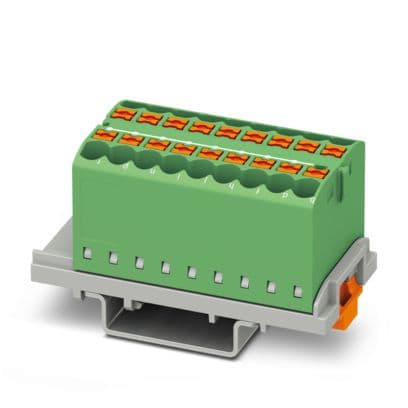 PHOENIX CONTACT - PTFIX 18X2,5-NS35 GN MORS. DI DISTRIBUZI