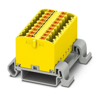 PHOENIX CONTACT - PTFIX 18X2,5-NS35A YE MORS. DI DISTRIBUZ