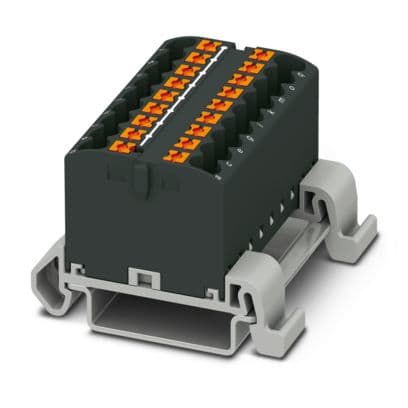 PHOENIX CONTACT - PTFIX 18X2,5-NS35A BK MORS. DI DISTRIBUZ