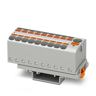 PHOENIX CONTACT - PTFIX 10/18X4-NS35 GY MORSETTO DISTRIBUZ