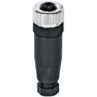 PILZ - CONN. M12, ASS., M. ,5P, (PER INGR. PDP)