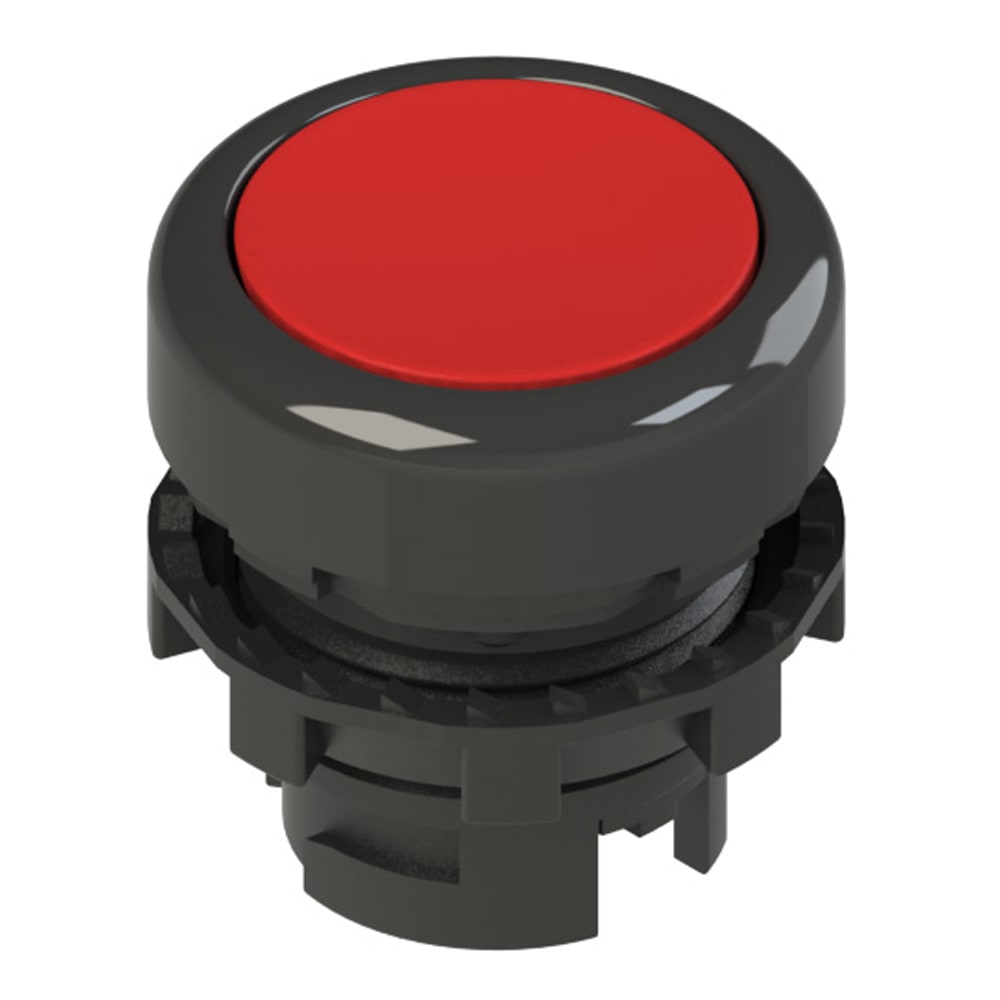 PIZZATO ELETTRICA - Pulsante luminoso rasato rosso