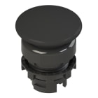 PIZZATO ELETTRICA - Pulsante ad impulso a fungo nero E2 2PU2F1410