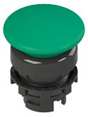 PIZZATO ELETTRICA - Pulsante ad impulso a fungo verde E2 2PU2F4410