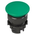 PIZZATO ELETTRICA - Pulsante ad impulso a fungo verde E2 2PU2F4410