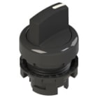 PIZZATO ELETTRICA - Selettore a leva corta a tre posizioni nero con marcatura