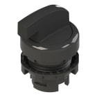 PIZZATO ELETTRICA - Selettore a leva lunga a tre posizioni nero con marcatura