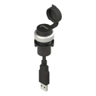 PIZZATO ELETTRICA - Presa USB 2.0 serie EROUND