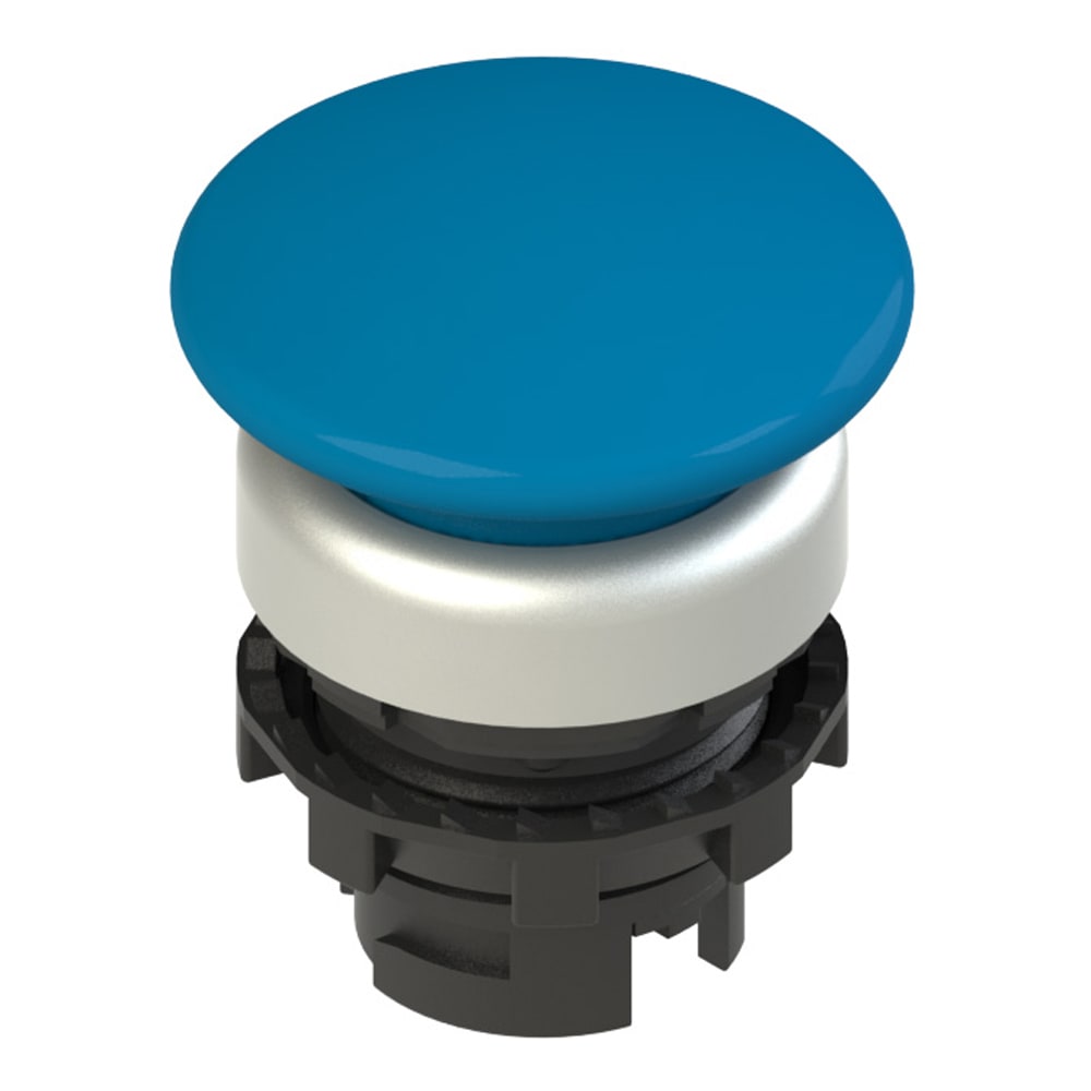 PIZZATO ELETTRICA - Pulsante ad impulso a fungo blu