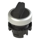 PIZZATO ELETTRICA - Selettore a leva lunga a due posizioni nero con marcatura