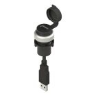 PIZZATO ELETTRICA - Presa USB 2.0 serie EROUND