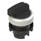 PIZZATO ELETTRICA - Selettore a leva lunga a tre posizioni nero con marcatura