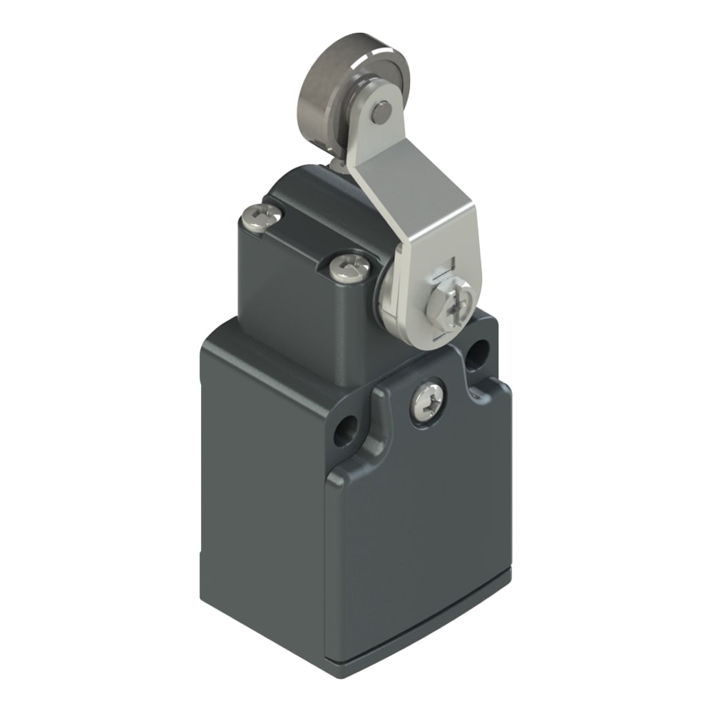 PIZZATO ELETTRICA - Interruttore di posizione a leva girevole con rotella centrale FC 351-R24