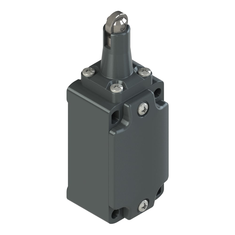 PIZZATO ELETTRICA - Interruttore di posizione a pistoncino inox con rotella