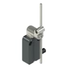 PIZZATO ELETTRICA - Interruttore precablato modulare a leva girevole con asta inox quadra 3x3x125 regolabile
