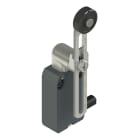 PIZZATO ELETTRICA - Interruttore precablato modulare a leva girevole in metallo diritta con regolazione estesa e rotella diam. 20