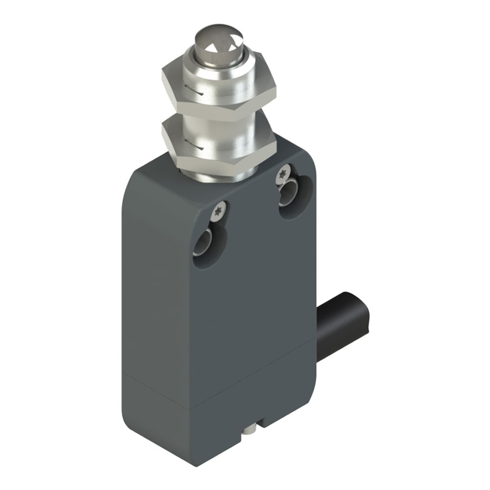 PIZZATO ELETTRICA - Interruttore precablato modulare a pistoncino con canotto filettato M12