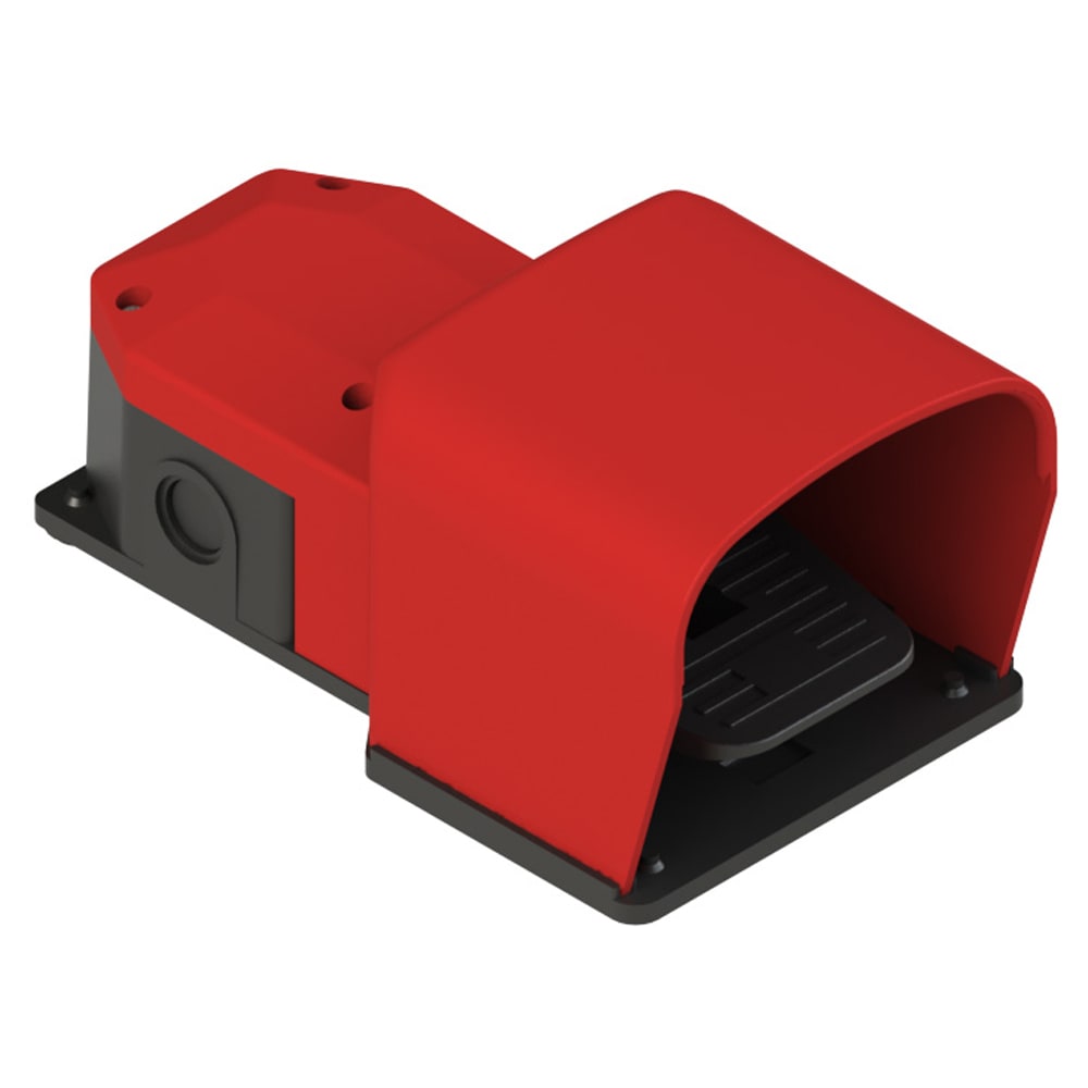 PIZZATO ELETTRICA - Interruttore a pedale singolo con protezione PX 21501-M2