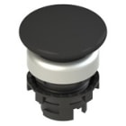 PIZZATO ELETTRICA - Pulsante ad impulso a fungo nero E2 2PU2F1490