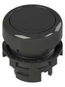 PIZZATO ELETTRICA - Pulsante ad impulso rasato nero E2 2PU2R1210