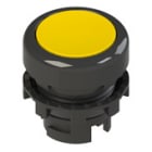 PIZZATO ELETTRICA - Pulsante ad impulso rasato giallo E2 2PU2R5210