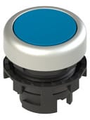 PIZZATO ELETTRICA - Pulsante ad impulso rasato blu E2 2PU2R6290