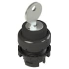 PIZZATO ELETTRICA - Selettore a chiave a 2 posizioni nero senza marcatura