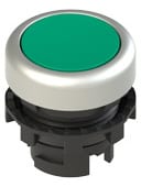 PIZZATO ELETTRICA - Pulsante luminoso rasato verde