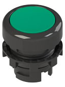 PIZZATO ELETTRICA - Pulsante luminoso rasato verde E2 3PL2R4210