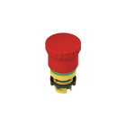 PIZZATO ELETTRICA - Pulsante d'emergenza con sblocco push-pull con linea indicatrice verde