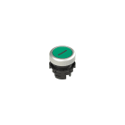 PIZZATO ELETTRICA - Pulsante luminoso rasato verde con marcatura