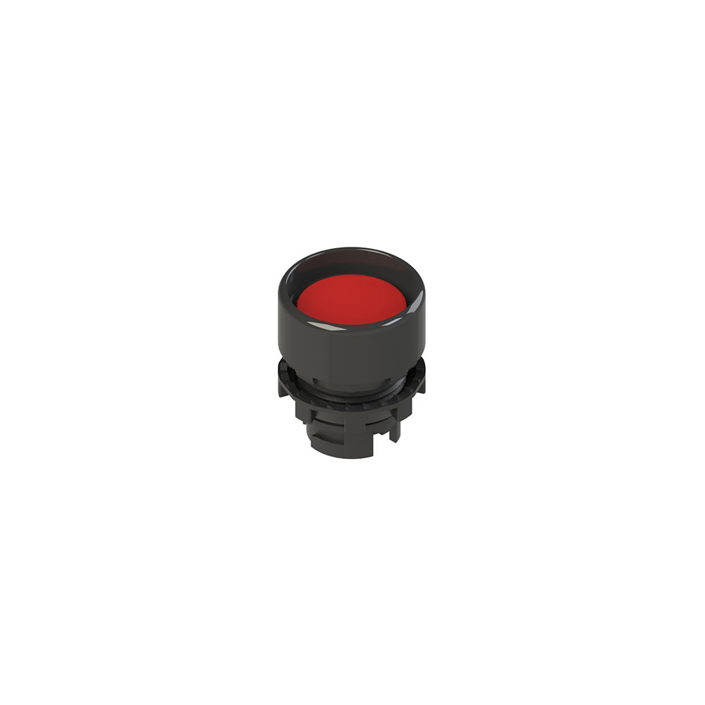 PIZZATO ELETTRICA - Pulsante ad impulso protetto rosso E2 1PU2P3210