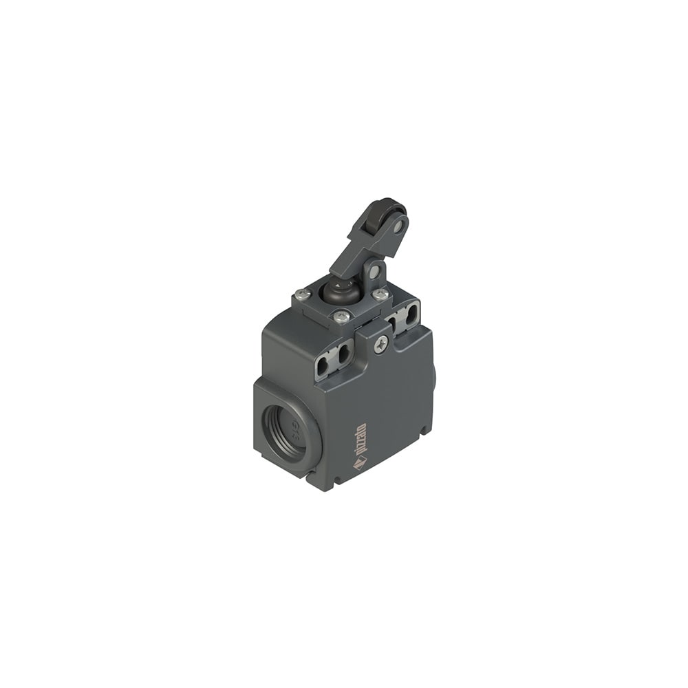 PIZZATO ELETTRICA - Interruttore di posizione a leva angolare con rotella con soffietto esterno