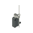 PIZZATO ELETTRICA - Interruttore precablato modulare a leva girevole in metallo con asta inox diam. 3x125 regolabile