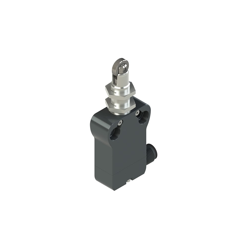 PIZZATO ELETTRICA - Interruttore precablato modulare a pistoncino con rotella e canotto filettato M12