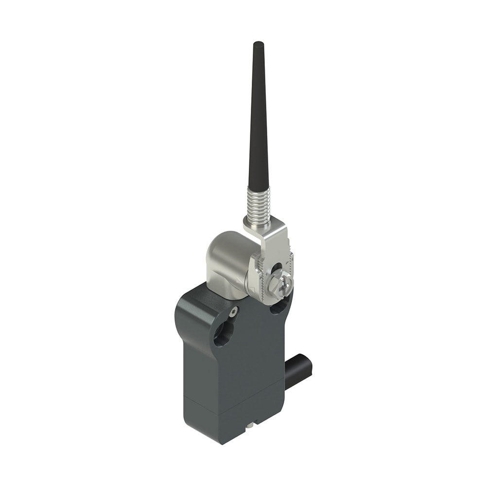 PIZZATO ELETTRICA - Interruttore precablato modulare a leva girevole in metallo con asta flessibile regolabile