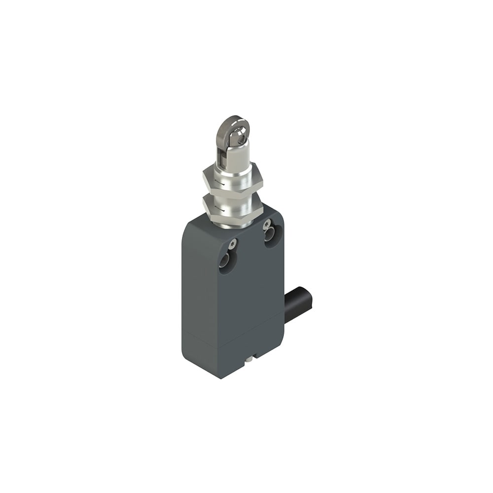 PIZZATO ELETTRICA - Interruttore precablato modulare a pistoncino con rotella e canotto filettato M12
