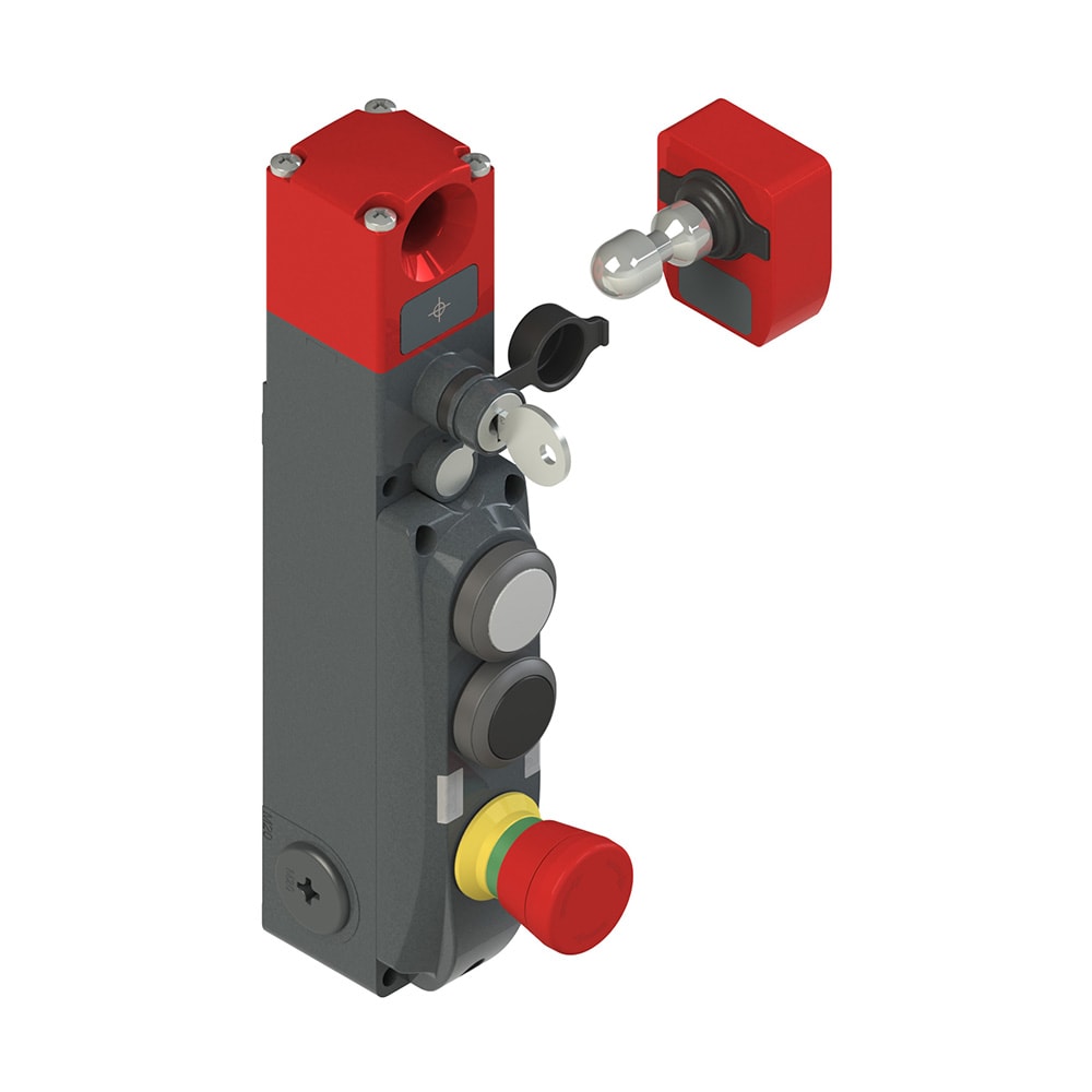 PIZZATO ELETTRICA - Interruttore di sicurezza con blocco serie NG con dispositivi di comando integrati, completo di azionatore