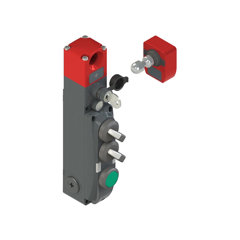 PIZZATO ELETTRICA - Interruttore di sicurezza con blocco serie NG con dispositivi di comando integrati, completo di azionatore