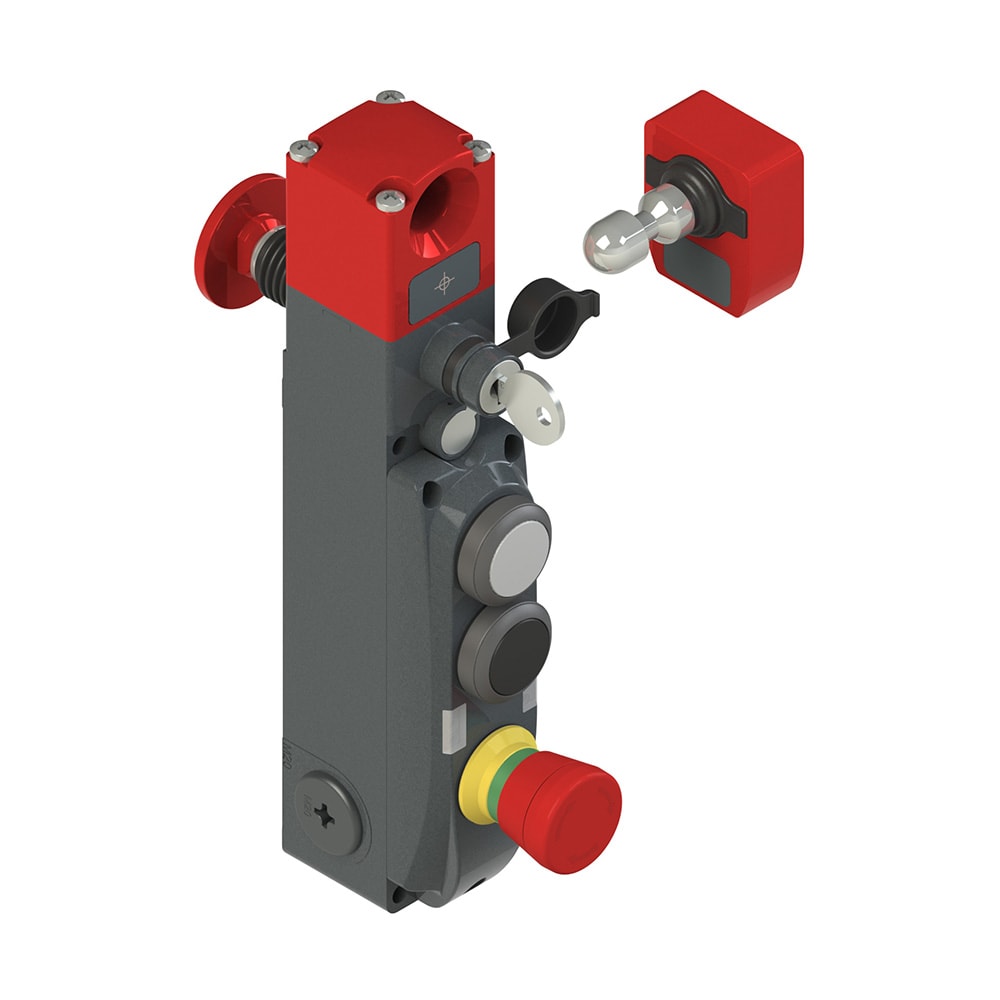 PIZZATO ELETTRICA - Interruttore di sicurezza con blocco serie NG con dispositivi di comando integrati, completo di azionatore