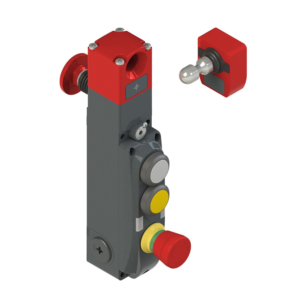 PIZZATO ELETTRICA - Interruttore di sicurezza con blocco serie NG con dispositivi di comando integrati, completo di azionatore