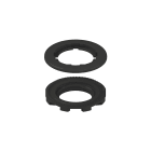 PIZZATO ELETTRICA - Adattatore completo di ghiera di fissaggio a pannello per dispositivi ? 22 su fori ? 30