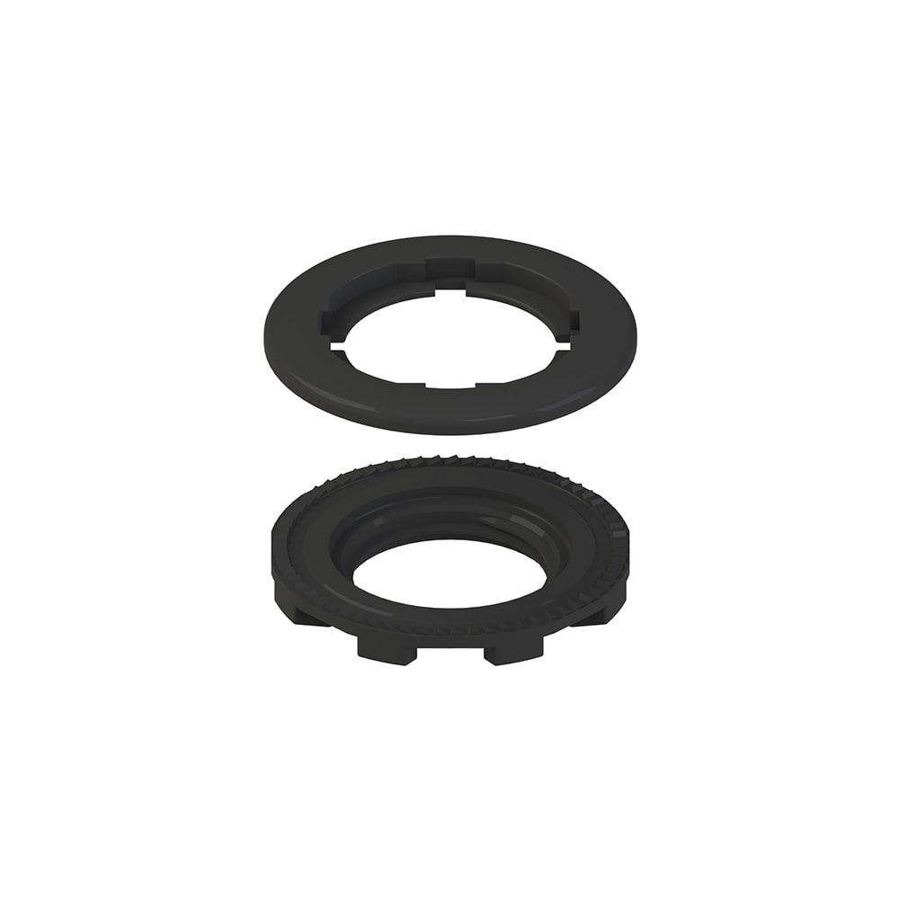 PIZZATO ELETTRICA - Adattatore completo di ghiera di fissaggio a pannello per dispositivi ? 22 su fori ? 30 VE GF151A