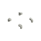 PIZZATO ELETTRICA - Tappi di ricambio per coperchio scatole settore automazione, colore grigio