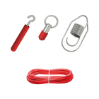 PIZZATO ELETTRICA - Kit accessori installazione fune, linea FAST