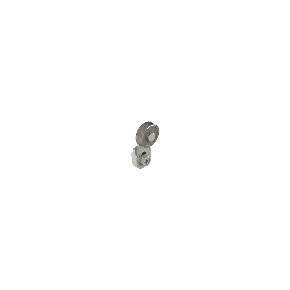 PIZZATO ELETTRICA - Leva girevole in metallo diritta regolabile con rotella in acciaio autolubrificate ? 20 mm