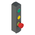 PIZZATO ELETTRICA - Pulsantiera di comando serie BN BN AC3ZA11