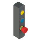 PIZZATO ELETTRICA - Pulsantiera di comando serie BN BN AC3ZA36