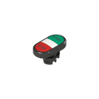PIZZATO ELETTRICA - Pulsante doppio inferiore rasato con marcatura