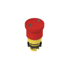 PIZZATO ELETTRICA - Pulsante d'emergenza con sblocco push-pull finestrato E2 1PEPF4531